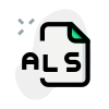 Audio coding standard to allow lossless audio compression. icon