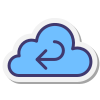 Nuage droit icon