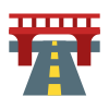pont routier icon