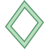 菱形形状 icon