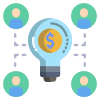 Crowdfunding icon