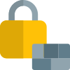 Firewall security locked in the system layout icon