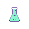 Flask With Carbon Sample icon