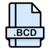 external-bcd-cad-file-extension-creatype-filed-outline-colourcreatetype icon