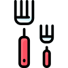 fourchettes-externes-cuisine-vitaliy-gorbatchev-couleur-linéaire-vitaly-gorbachev icon