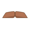 Lampenschirm-Schnurrbart icon