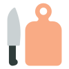 Knife and Cutting Board icon