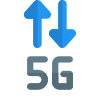 Next generation high speed fifth generation connectivity icon