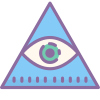 Third Eye Symbol icon