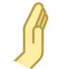 Hand Side View icon