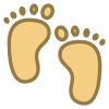 赤ちゃんの足 icon