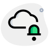 Cloud application notification on a smart devices icon