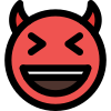 Grinning Squinting Evil icon