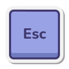 Esc icon