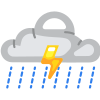 Cloud Rain Storm icon