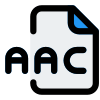 Advanced Audio Coding AAC is an audio coding standard for digital audio compression icon