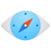 Oeil boussole icon