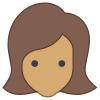 User Female Skin Type 5 icon