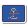 North-Dakota-Flagge icon
