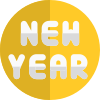 Happy new year sticker texts and messages to share icon