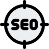 Serach engine optimization work on a target icon