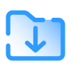 Cartella download icon