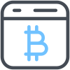 sitio web bitcoin icon
