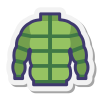 Casaco puffer icon