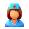 Krankenschwester weiblich icon