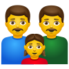 Familie – Mann-Mann-Mädchen icon