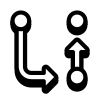 étapes du chemin icon