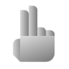 Zwei Finger icon