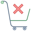 Clear Shopping Cart icon