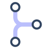 Fusionner Git icon