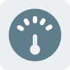 Dashboard gause for internet speed embedded layout icon