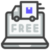 Free delivery icon