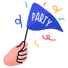 Party Flag icon