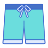 external-swimming-trunks-tropical-flaticons-lineal-color-flat-icons icon