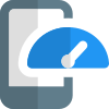 Cell phone with barometer sensor to calculate the pressure icon