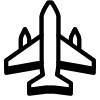 Avion de chasse icon
