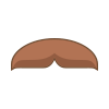Chevron Mustache icon