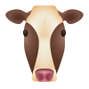 emoji de cara de vaca icon