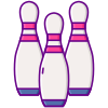 Quilles de bowling icon