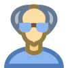 Person Old Male Skin Type 3 icon