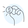 Coin in Hand icon