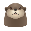 Otter-Emoji icon