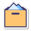 Caja llena icon