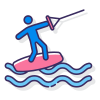 Wakeboarding icon