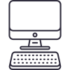 Computer iMac pro icon