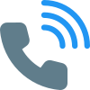 Phone dial with hand receiver isolated on a white background icon